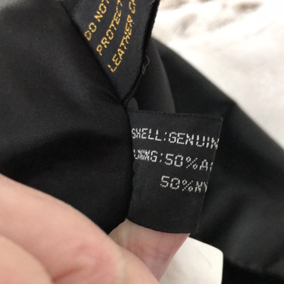 LEATHER GENUINE SKIRT SZ 10 BLACK BY TANNERY WEST EXCELLENT CONDITION! - Picture 7 of 10